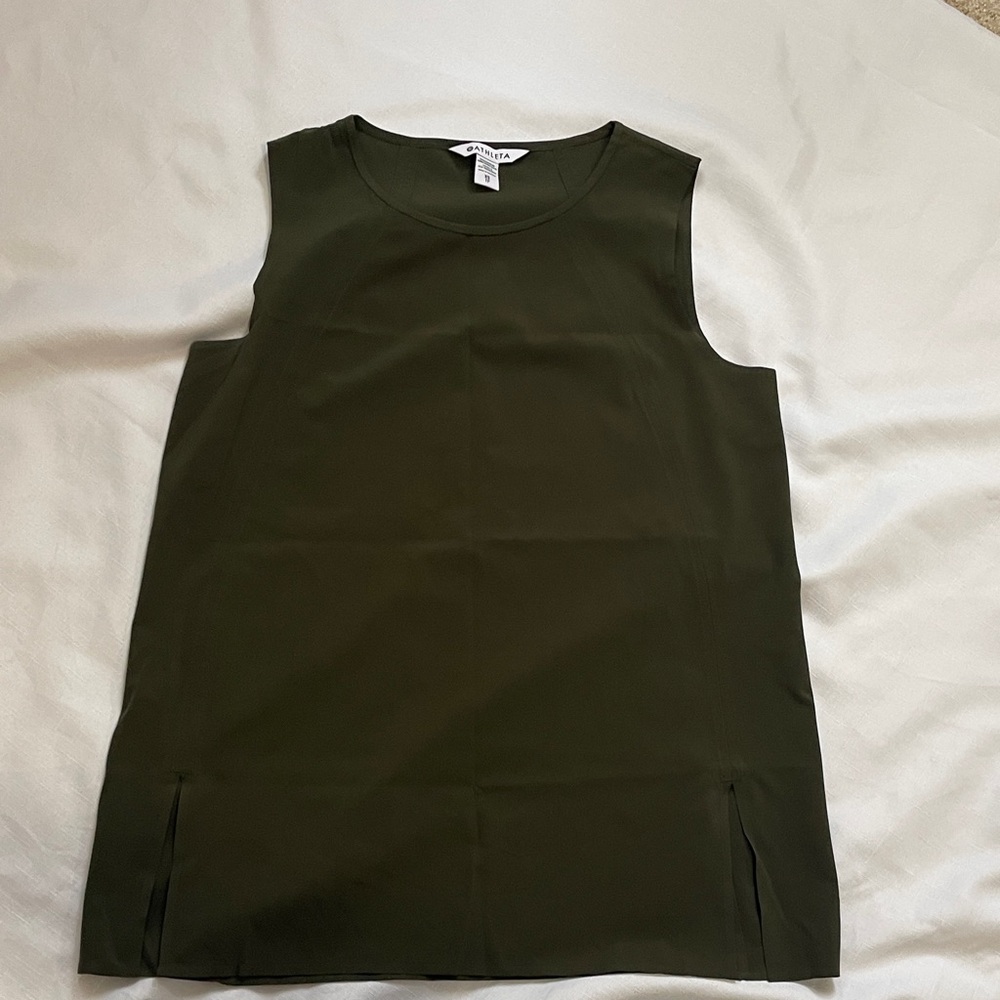 Athleta Olive Green Top